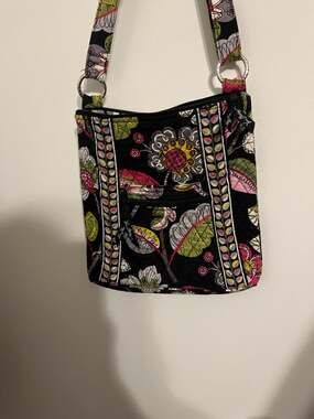 Vera Bradley Moon Blooms Hipster Quilted Crossbody Bag NWOT